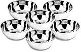 Bowl Katori Stainless steel Pack of 6