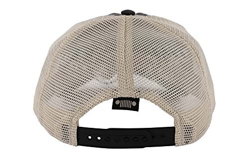 Jeep Garment Washed Trucker Hat - Black #TOP3