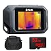 FLIR C2 Compact Full-Featured Thermal Imaging System (72001-0101) w/Compact Deluxe Gadget Bag + 32GB MicroSD Memory Card and 1 Year Extended Warranty Essential Bundle