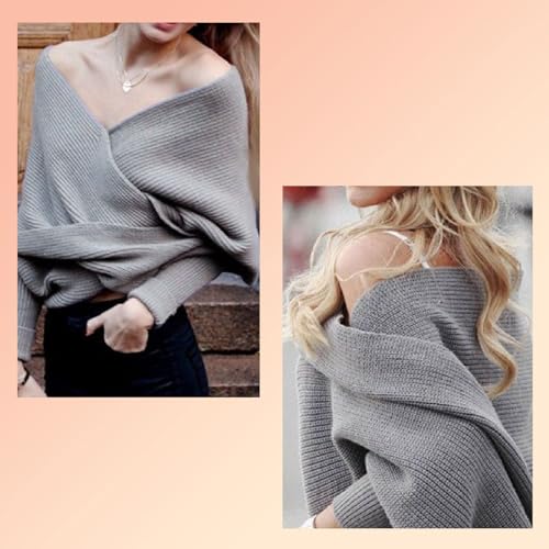 New Knitted Shawl Wrap with Sleeves - Winter Warm Sweater Scarf3