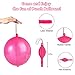 35 Pack Punching Balloons with Rubber Band Handle, Assorted Color for Party, Wedding