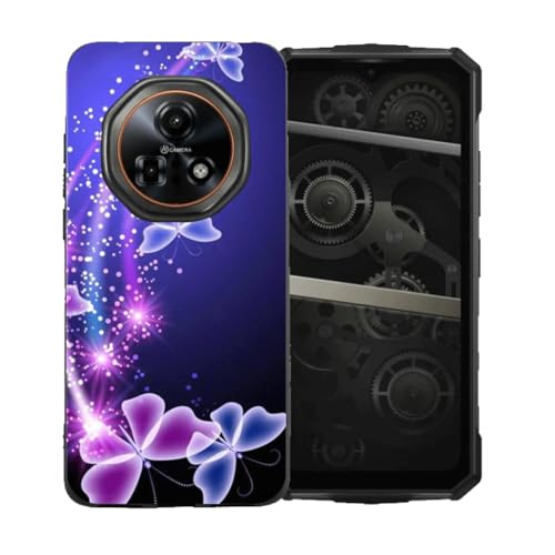 LCEHTOGYE �K�p Doogee Fire 7 Pro�p�P�[�X�A�K�p Doogee Fire 7 Pro (6,56")�ƌ݊����̂��钴���^�u���b�N�\�t�gTPU�V���R���Q���P�[�X�ی�J�o�[ - BST7