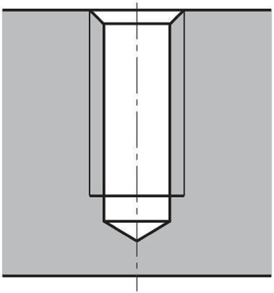 RUKO 234050E - Macho de roscar para máquinas M DIN 371 HSS Co 5, rectificado - Tipo C (M 5)