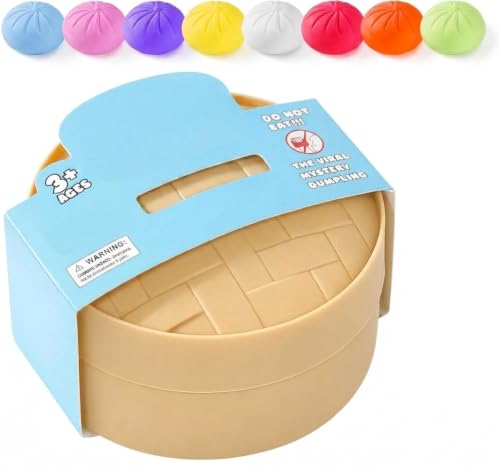 Image of Stress Relief Toy with Mini Steamer Box Soft Squishy Stress Ball, Slow Rising Sensory Squeeze Toy with Storage Case, Anxiety Relief Fidget Toy for Children, Teens & Adults