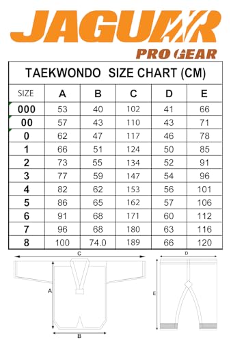 Generic J1040-1060 Regular Taekwondo Gi Uniform Set 8Oz Ultra Light Tkd Suit thumb #6