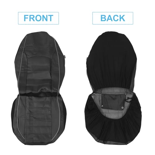 Funda de asiento de coche en cuero PU para proteger y prolongar la vida útil del tapizado 3