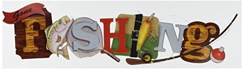 Karen Foster Design Stacked Statement Stickers, Gone Fishing