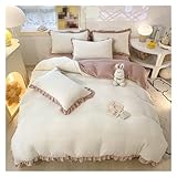 Photo Gallery gardeneea set di piumoni soffici queen, set di lenzuola in micropile super morbido e lussuoso, set di biancheria da letto caldo e lussuoso, adatto per l inverno, set di biancheria da letto soffice, 4 Photo Gallery gardeneea set di piumoni soffici queen, set di lenzuola in micropile super morbido e lussuoso, set di biancheria da letto caldo e lussuoso, adatto per l inverno, set di biancheria da letto soffice, 4