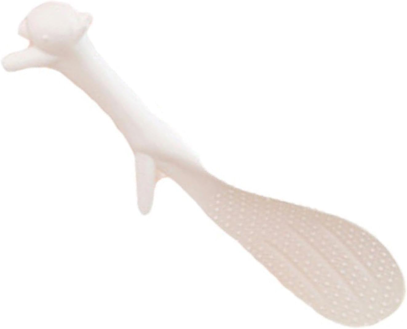 KLOUSSY Creative Household Kitchen Tools, Lovely Squirrel Shape Standing Spoon Non-stick Rice Spoon Fashion Rice Cooker Dishes Filled Scoop Shovel