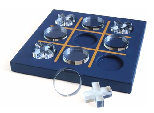 Modern Tic Tac Toe para Decoración de Hogar azul acrílico miniatura 1