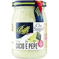 Biffi – Sugo Cacio e Pepe Con Pecorino Romano DOP – Multipack – 6 vasetti da 190g
