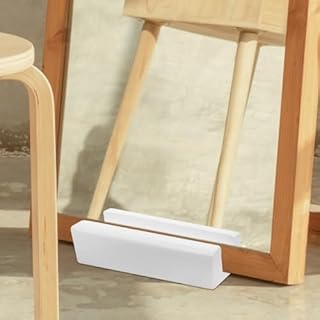 Gadpiparty 25cm A Wood Floor-Standing Mirror Base - Elegant Anti-Slip Holder for Full Length Mirrors Perfect for Home and Office Decor