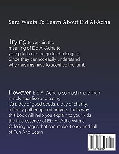 Tell me more About Eid Al-Adha: Islamic Teaching Activity Book - Include Story Of Eid Al Adha and Co