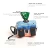 Embark Dog Poop Bag Holder - Premium Waste Bag Dispenser with Heavy Duty Carabiner - Durable No-Dangle Leash Attachment - Includes 2 Rolls of Eco-Friendly Poop Bags - Santa Monica #2