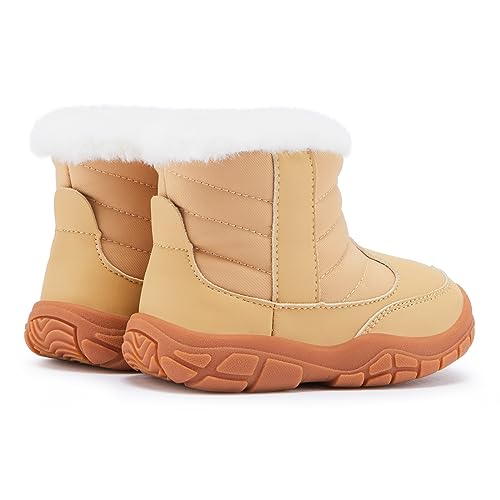 BMCiTYBM Baby Snow Boots Infant Winter Boots Toddler Boys Girls Warm Walking Shoes for 6 9 12 18 24 Months4