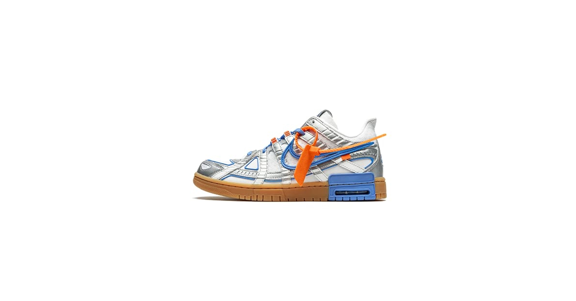 Men's) Nike Air Rubber Dunk x Off-White 'UNC University Blue
