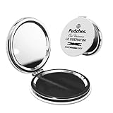 コンパクトミラー Le Sserafim ル・セラフィム 化粧鏡 携帯ミラー 手鏡 メイクアップミラー 折りたたみ式 両面拡大鏡 旅行 携帯便利