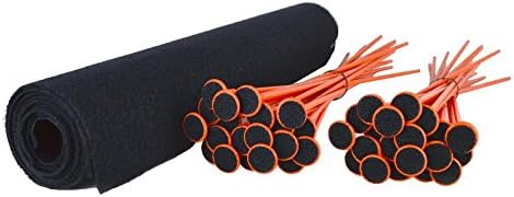 Gun Storage Solutions Rifle Rods Starter Kit with Shelf Liner Gun Organizer System Store More Guns Easy Access for Safety with Nylon Woven Loop