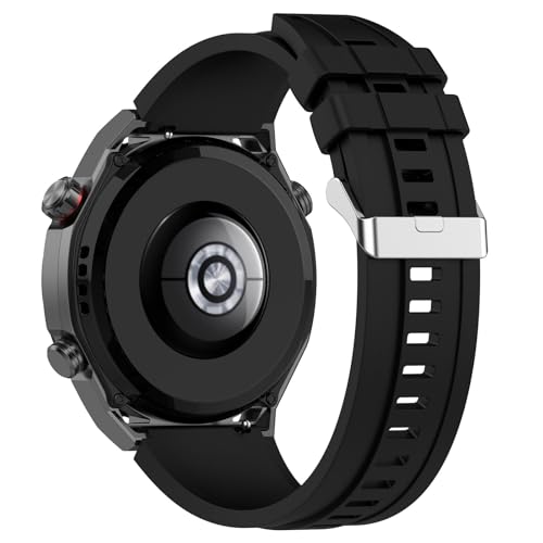 Bracelet silicone 22mm anti-irritation pour Huawei GT et Gear S3 - 3