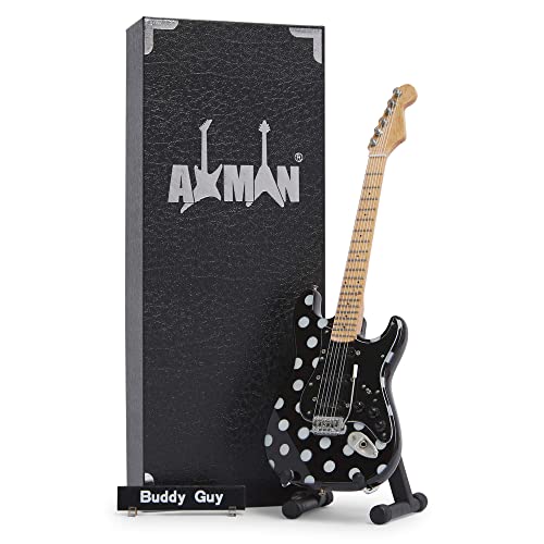 Buddy Guy | Modèle Signature – Réplique de guitare miniature – Cadeaux musicaux – Échelle 1/4 ornementale faite à la… - Les Beatles, Paul McCartney, John Lennon, RIngo Starr, George Harrison Buddy Guy | Modèle Signature – Réplique de guitare miniature – Cadeaux musicaux – Échelle 1/4 ornementale faite à la…