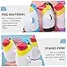 Holibanna 4pcs Colorful Penguin Tumbler Statues PVC Inflatable Educational Toys for Boys and Girls Home Decor Parties Safe Playmate for Boys and Girls Great for Weddings and Anniversaries