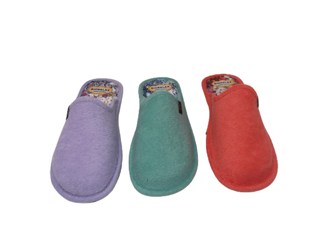 Biorelax Zapatillas de Estar por casa/Mujer Cuña 3cm