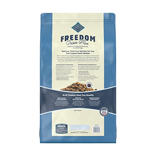 Blue Buffalo Freedom Grain Free Natural Adult Dry Dog Food, Chicken 24-lb Blue Buffalo Freedom Grain Free Natural Adult Dry Dog Food, Chicken 24-lb