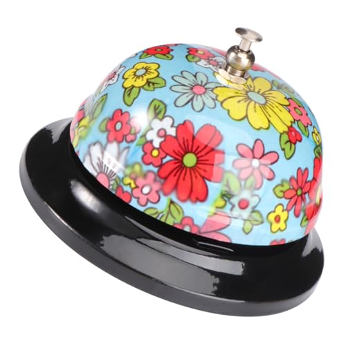 Gogogmee Cloche de Service Manuelle Métal pour Restaurant Hôtel Bar Cuisine Sonnette de Table Rétro Pratique et Cloche Appel Polyvalente pour Réception et Service