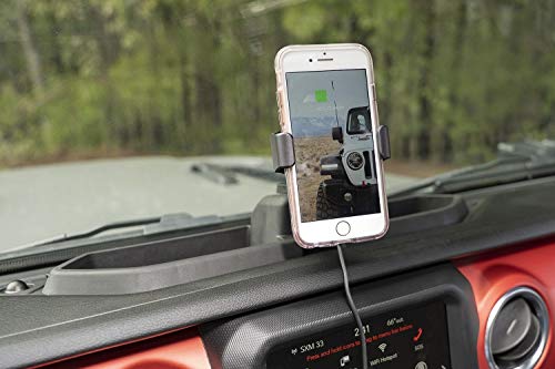Dash Multi-Mount Charging Phone Kit avec chargeur intégré pour conduite stable - 4