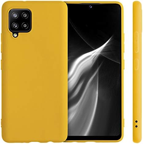 kwmobile TPU Case Compatible with Samsung Galaxy A42 5G - Case Soft Slim Smooth Flexible Protective Phone Cover - Honey Yellow