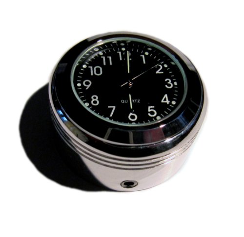 Time4Bikes Cache-écrou rainuré Royal Enfield® avec horloge noire - Fabriqué au Royaume-Uni Cover