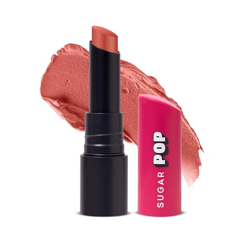 Image of SUGAR POP Ultrastay Transferproof Lipstick | 100% Transferproof | Waterproof Matte Lipstick | Vitamin E | 4 gm - 15 Natural Nude