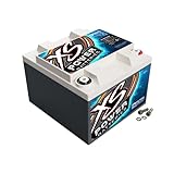 XS Power D925 2000 Amp AGM Battery with M6 Terminal Hardware - 12 Volt 32Ah 641CA Deep Cycle AGM Battery for Car Audio Stereo Systems - 22.26 lbs, Maintenance Free, Sealed Powercell