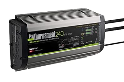 ProMariner 52024 ProTournament 240 Elite Series 24 Amp Dual Bank Waterproof Marine Battery Charger