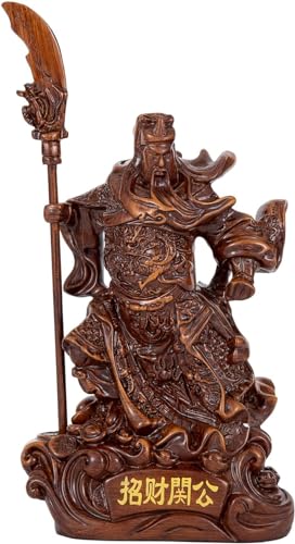 Statua di Guan Yu, Statua di Guan Gong, Kwan Kung, Statua di Kuan Gong – Dieu de la Richesse, Dieu de la Fortune – Figurine di Guan Yu, Scultura di Guan Gong – Statua di Guan di – Guan Yun