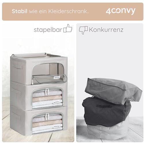 Image of Cover for bedding - container with window for storing clothing, quilts, pillows, bedding - folding bag made of strong material