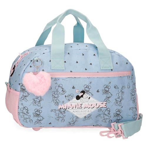Disney American Darling Equipaje- Bolsa de Mensajero, Niñas, Azul