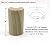 5/8" x 2" x 4" Poplar (Paint Grade) Outside Radius Corner Base Block, Trim Molding for Thin Baseboard (18)