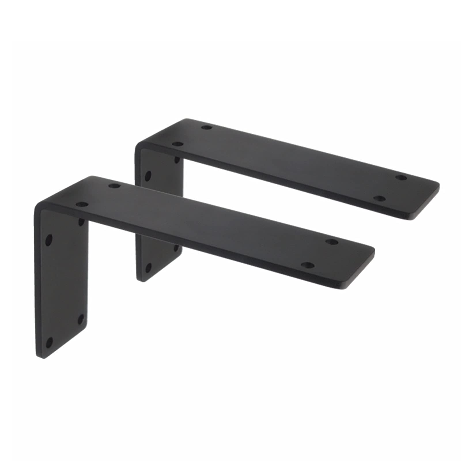 Amazon.co.jp: 2パック-5mm厚 棚受け金具、有孔ボード 取り付け金具、l