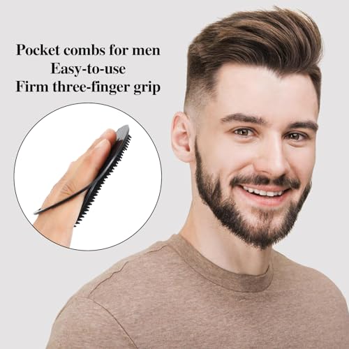 6 Peines Palm para Hombre, Masajeador Portátil miniatura 3
