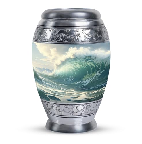 Ocean Small Human Urns for Ashes - Urns for Human Ashes Adult Female 3"
