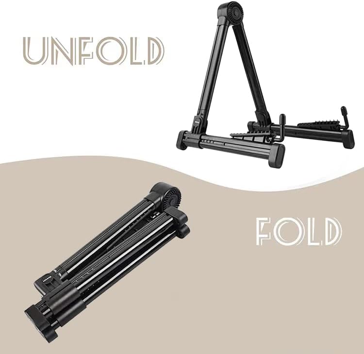 CANTUS Guitar Stand for Bass Guitars Ukulele Folding Electric Guitar Stand Retractable Acoustic Guitar Stand Floor