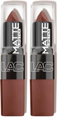 Image of L.A. COLORS Matte Lipstick, In Love, 1 Ounce (Pack of 2)