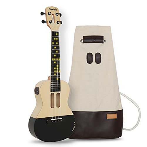 Popumusic Populele U1 Smart Compact And Portable Ukulele Cookies Edition For Beginners, Experts, Kids And Adults #TOP1