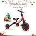 besrey 5 in 1 Toddler Bike for 1 to 4 Years Old Kids, Toddler Tricycle Kids Trikes Tricycle, Toys for Boy & Girl, Balance Training, Removable Pedals