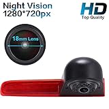 Fahrzeugspezifische Kamera integriert in die Nummernschildbeleuchtung , Die Optik Ihres Fahrzeugs wird nicht beeinflusst.