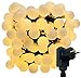 Produktbild 180-er XXL Party-Lichterkette | strombetrieben | 17,9m + Zuleitung | IP44 Innen- und Außenbereich | Deko | Weihnachten | Sommerlichterkette | Gartenlichterkette | Kugel-Lichterkette (Warm-Weiß)