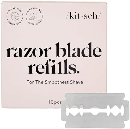 Amazon.com: Kitsch Double Edge Safety Razors for Men and Women Blades ...