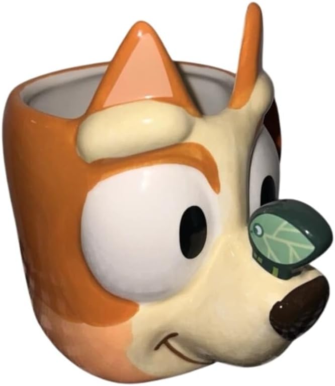 Zak Designs 15oz Bingo Sculpted Mug, Bluey