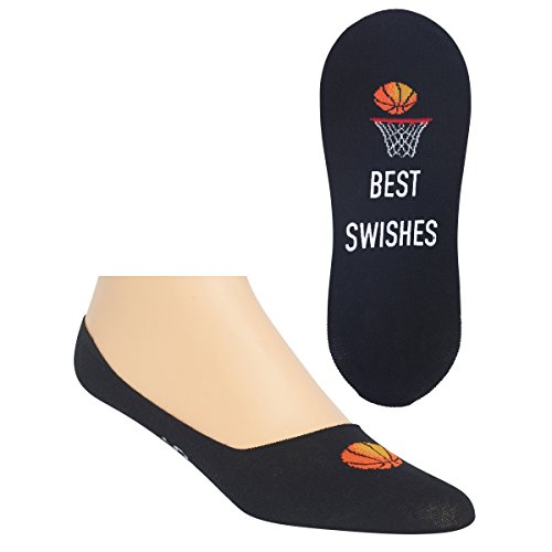 Hot Sox Men's Best Swishes liner Socks